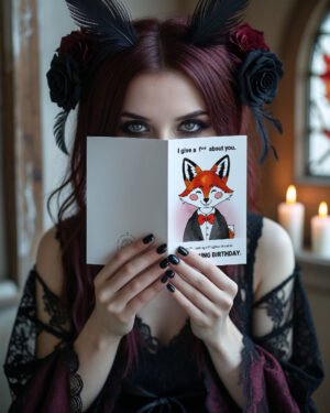 Printable Color-Me Card — F** About You (Intermediate)