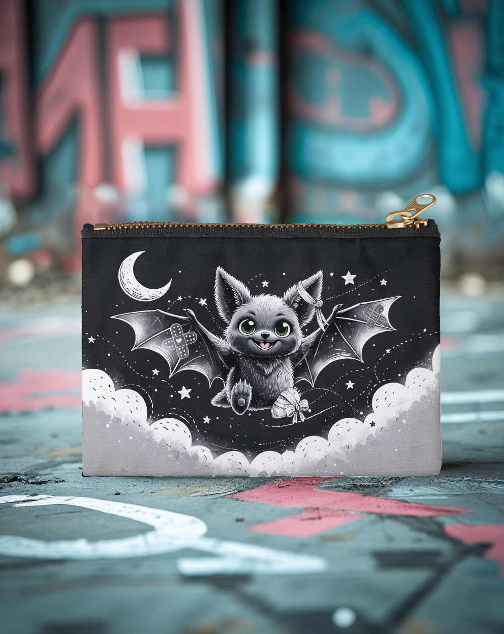 Bat Healing Journey Zipper Pouch - Image 2